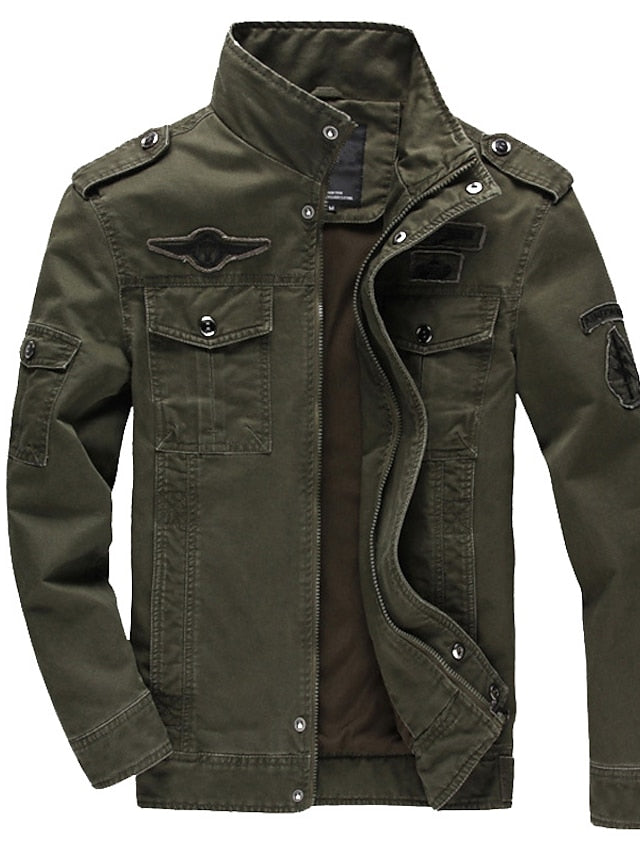 Herren Bomberjacke Casual Winter