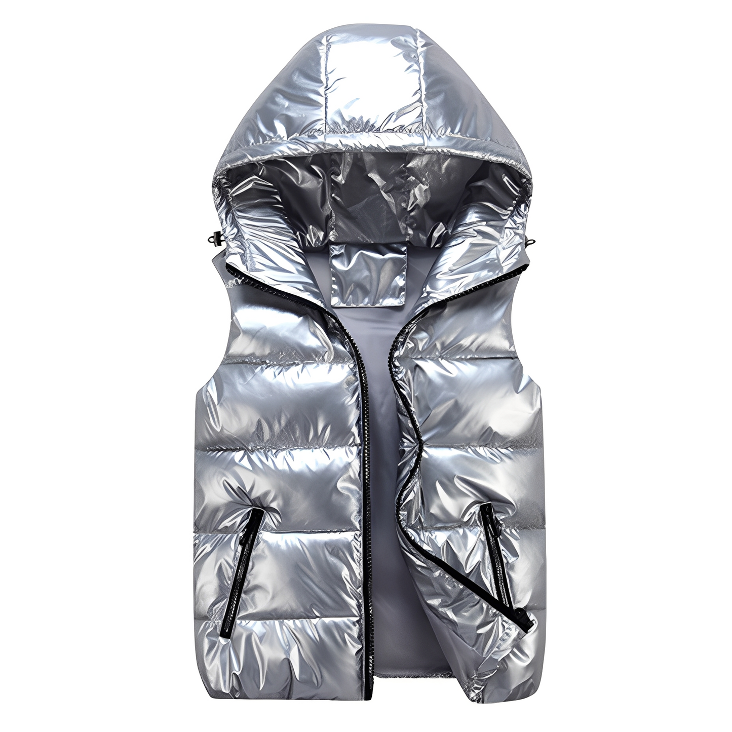 Damen Hoodie Warme Winterweste Modern - BerlinGlamour