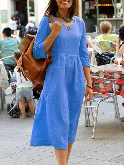 Damendress Elegant Lang Komfortabel