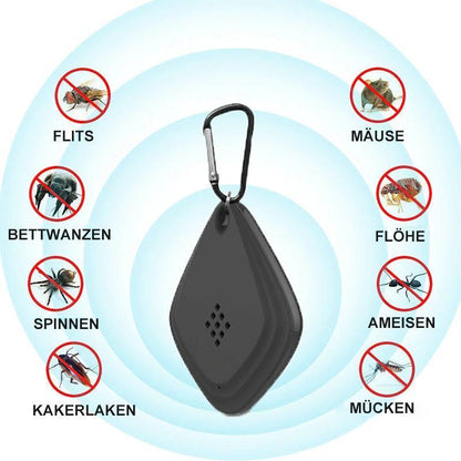 Haustier Schutz Ultraschall Floh Zeckenabwehr Gerät - BerlinGlamour
