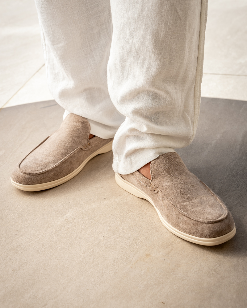 Herren Loafer Wildleder Sommer Elegant Schlüpfen