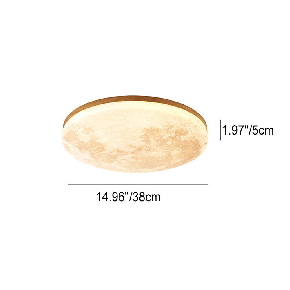 Mondlampe LED Deckenleuchte Weich Dimmbar Modern