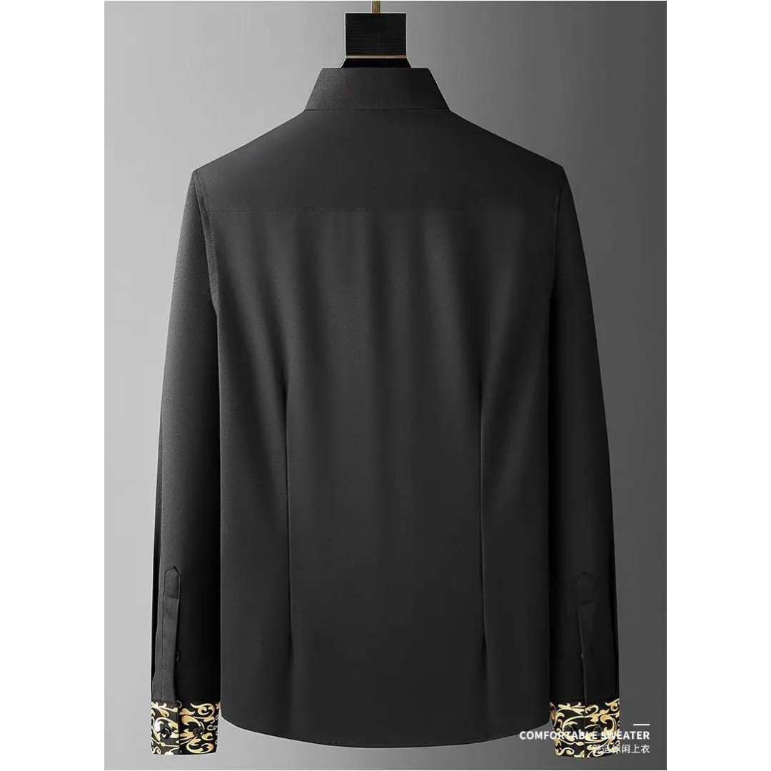 Herren Hemd Japanisches Design Modern Slimfit