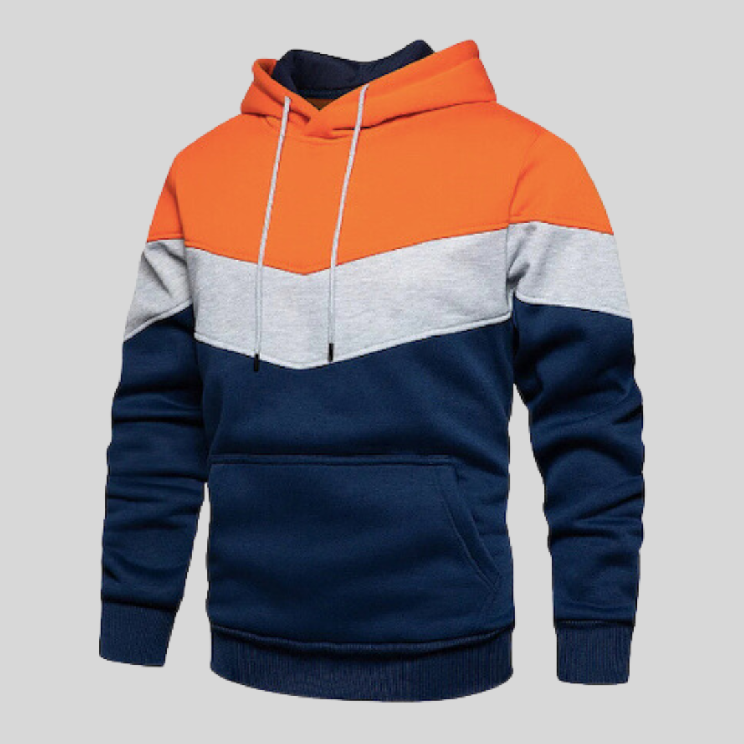 Patchwork Pullover Herren Baumwolle Modern