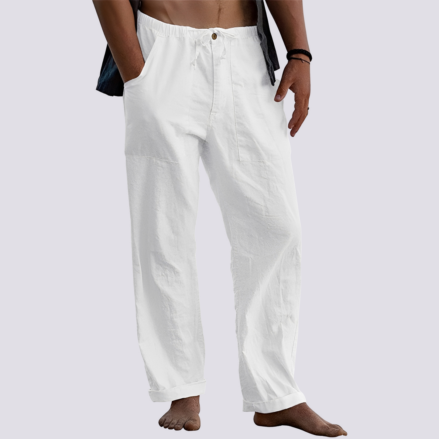 Bequeme Herrenhose Freizeit Hose Komfortabel