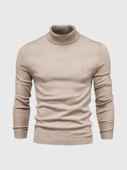 Herren Rollkragenpullover Waschbar Weich