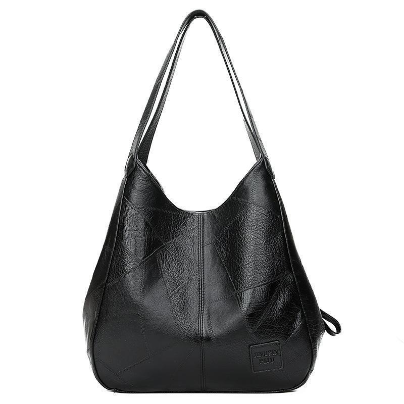 Ledertasche Damen Retro Style Groß