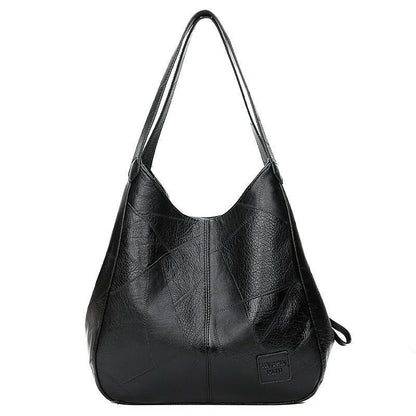 Ledertasche Damen Retro Style Groß