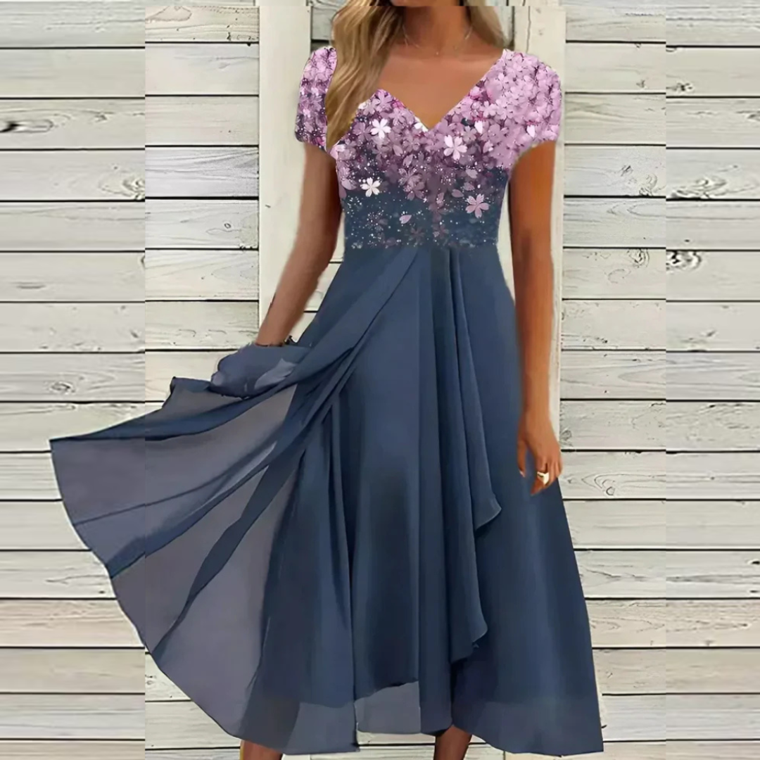 Sommerkleid Damen Schick Leicht Modern