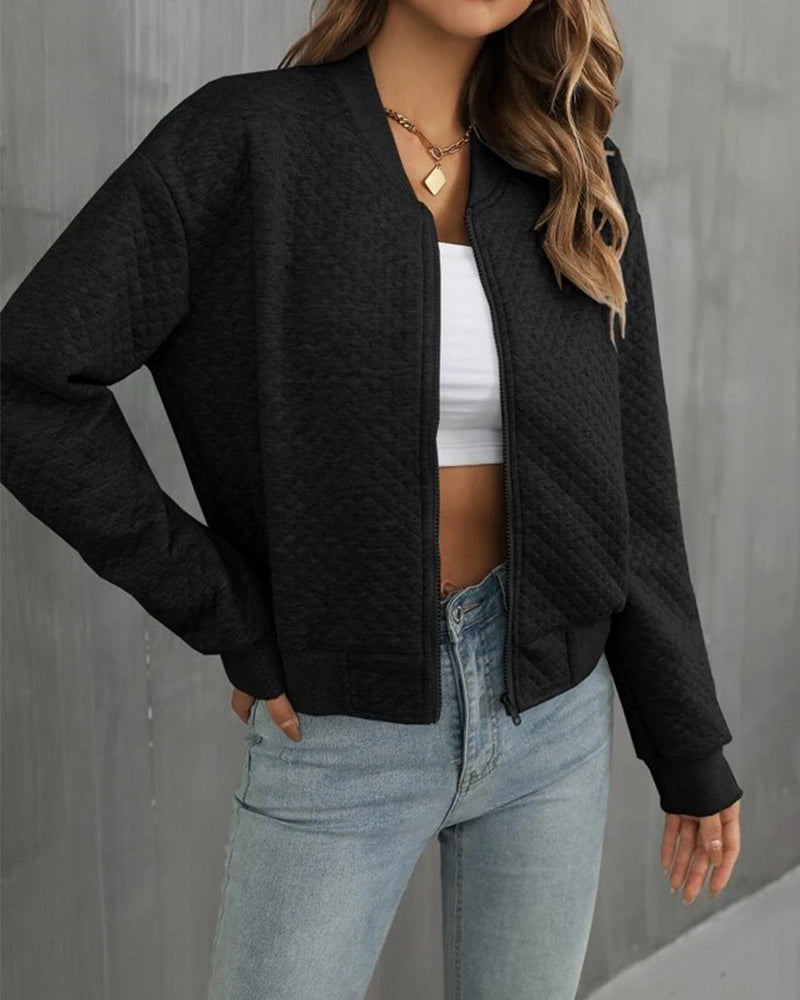 Gesteppte Bomberjacke Damen Trendy Stylish
