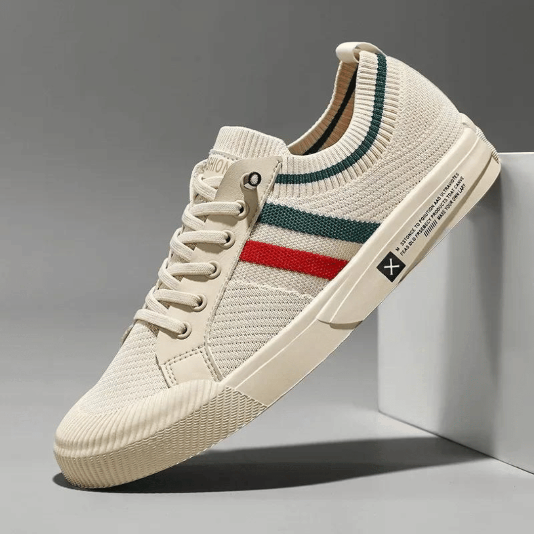 Männer Sneaker Strickmuster Lässig Sportlich