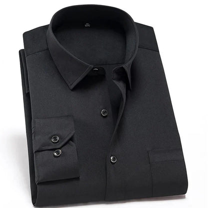 Elegantes Herrenhemd Stretch Komfort Pflegeleicht