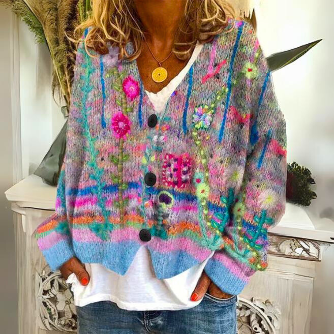 Kuschelpullover Farbenfroh Weich Warm - BerlinGlamour