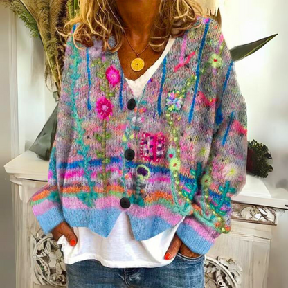 Kuschelpullover Farbenfroh Weich Warm - BerlinGlamour
