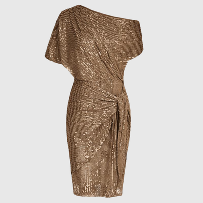 Kleid mit Pailletten Bodycon Chic Abendkleid Glitzernd