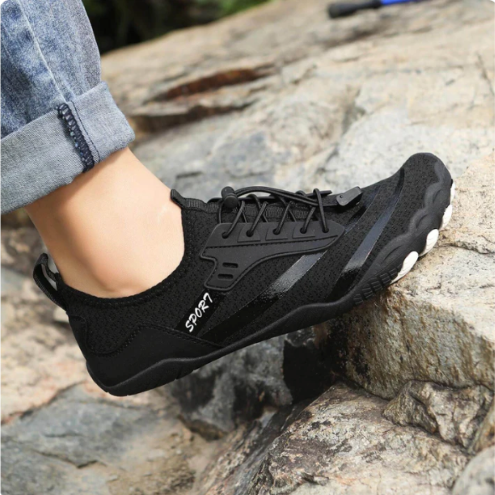 Bequeme Barfußschuhe für Frauen Natürlich Lederschuhe