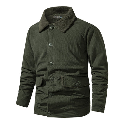 Herren Winterjacke Warm Bequem Isoliert