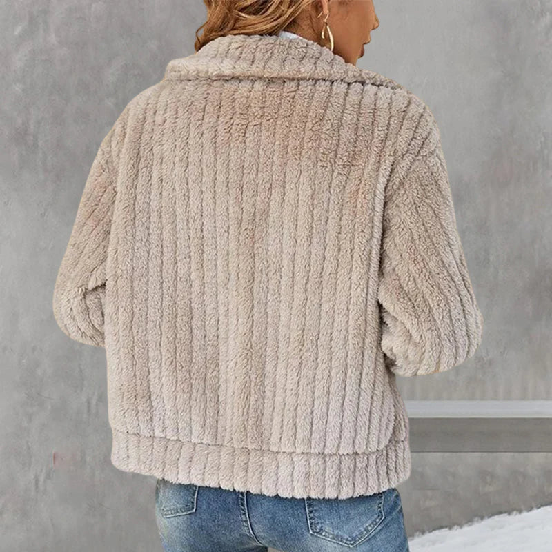 Damen Fleecejacke Weich Warm Stylisch