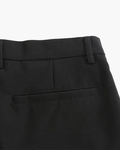 Schmale Businesshose Slim Fit Hochtailliert