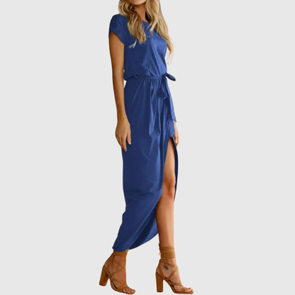 Lässiges Sommerkleid Midi Größe