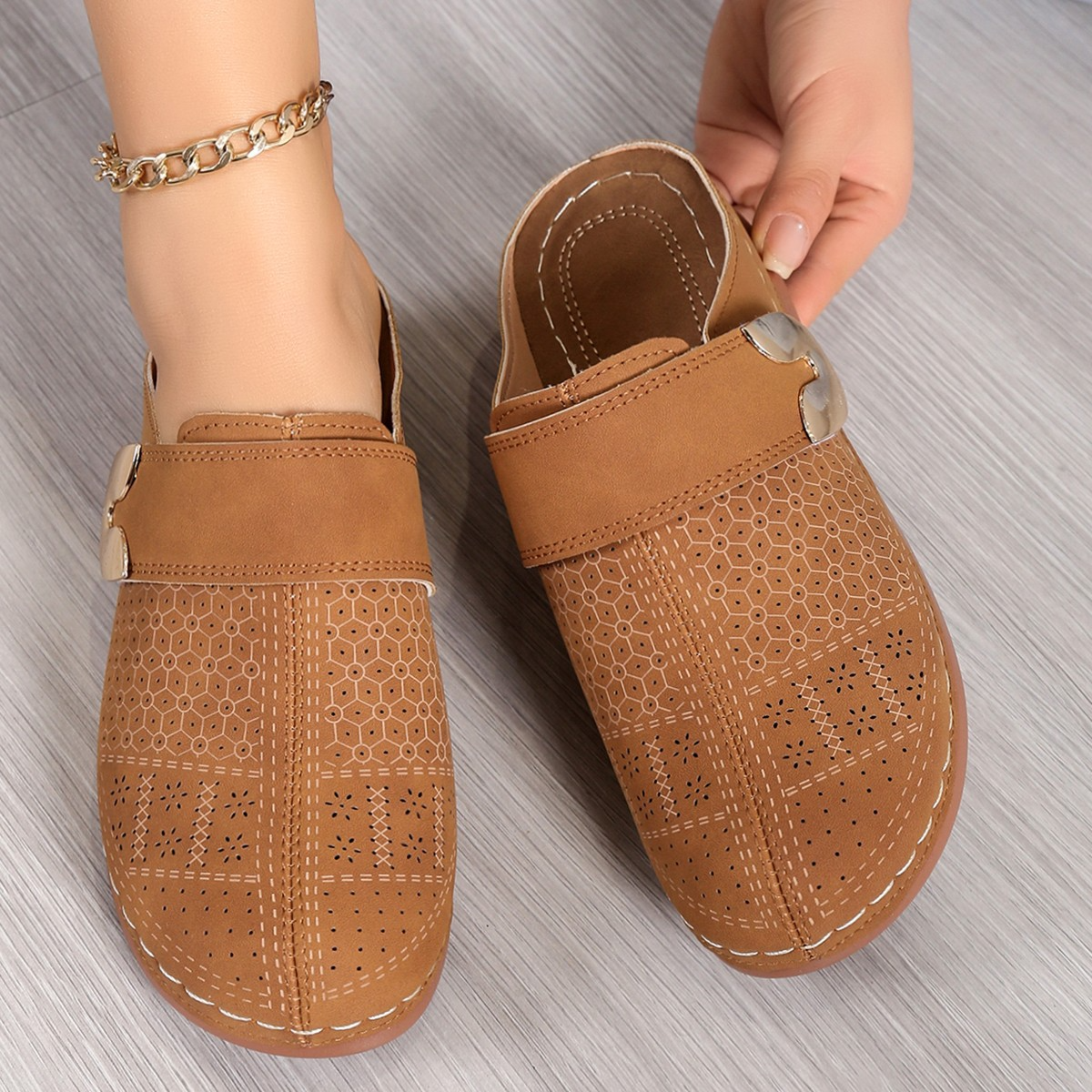 Sommerpantoffeln Damen Bequem Sandalen