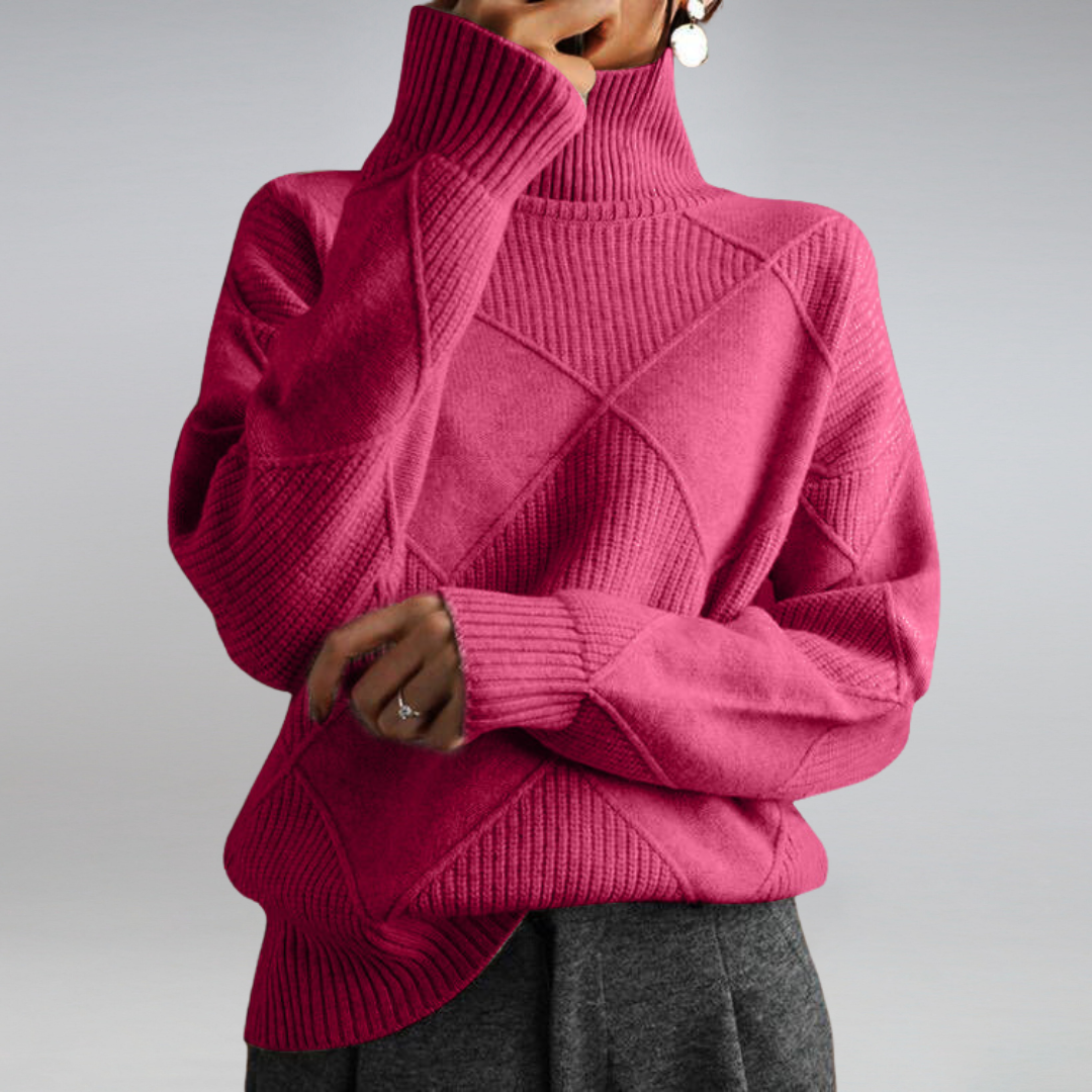 Rollkragenpullover Soft Luxus Pullover Warm