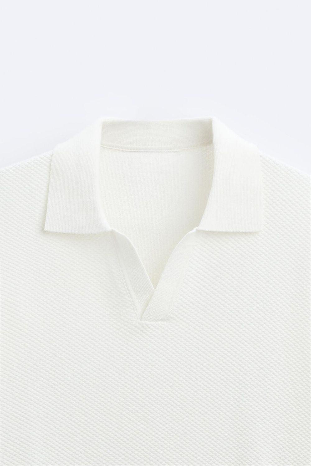 Elegantes Herren Poloshirt Weiß Klassisch