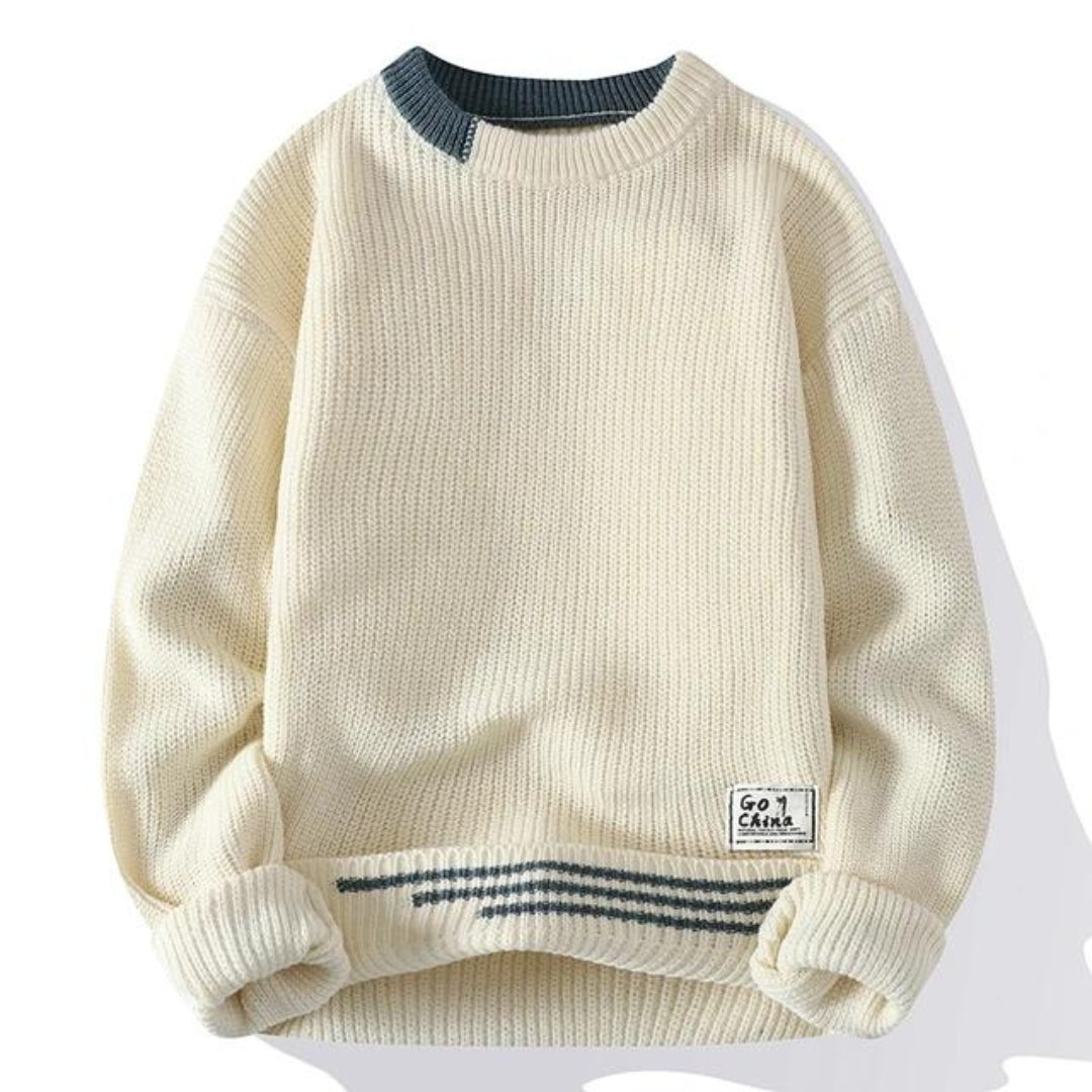Herren Pullover Weich Strick Warm - BerlinGlamour