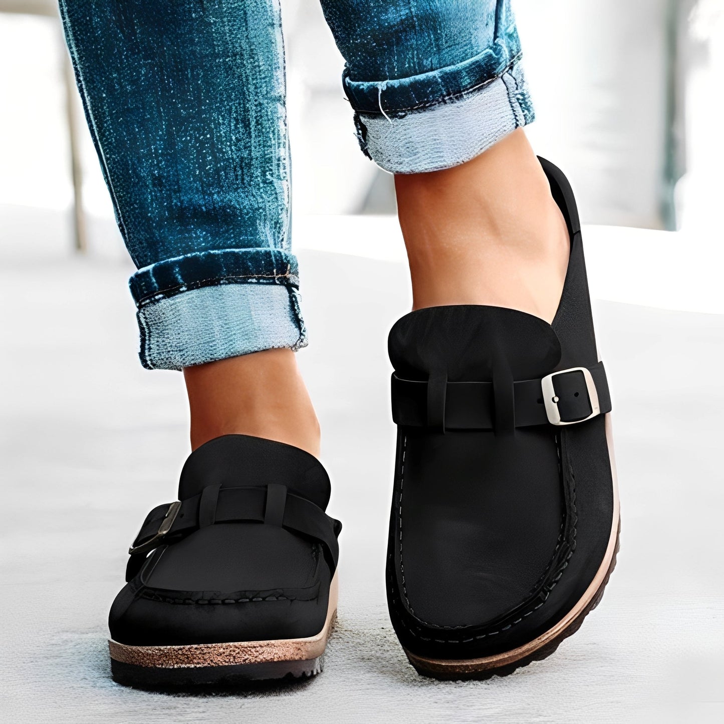 Damen Mokassins Schuhe Trendy Elegant