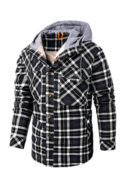 Herren Jacke Melano Leder Schwarz