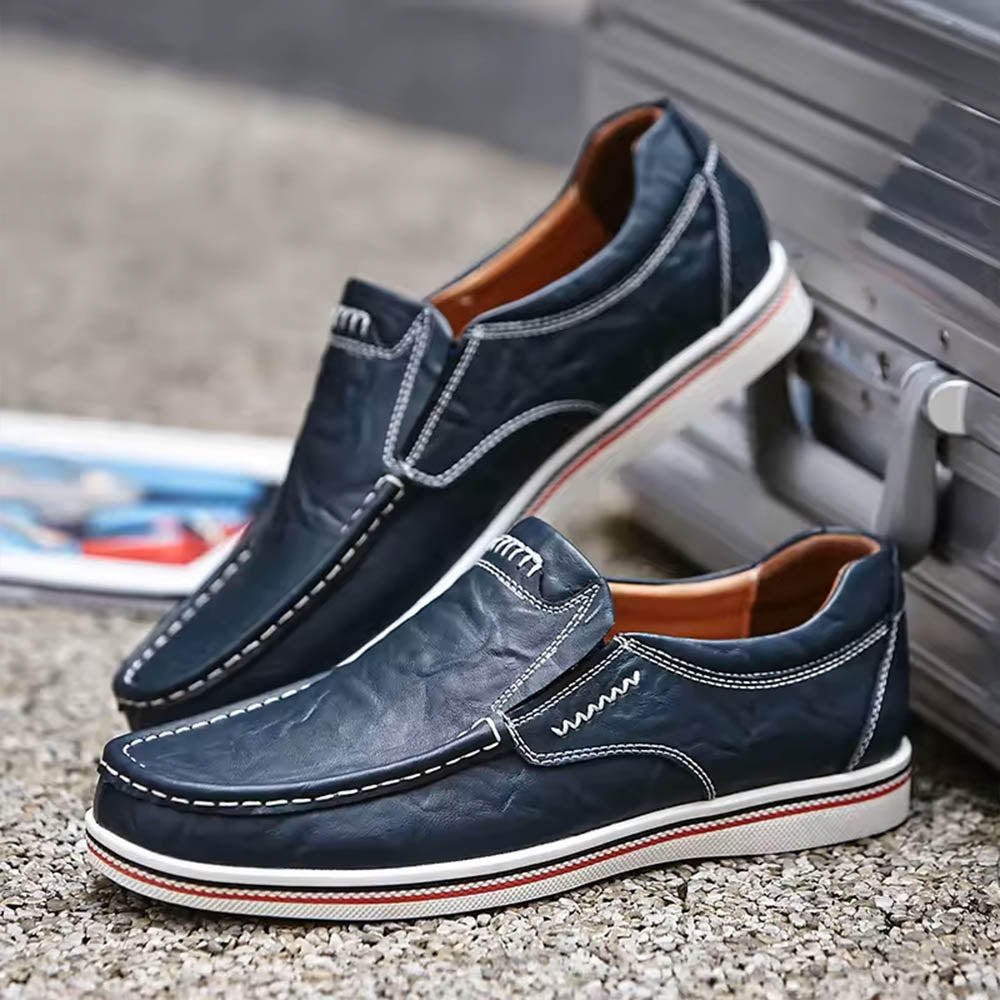 Herren Loafers Frühling Mokassin Schuhe Braun