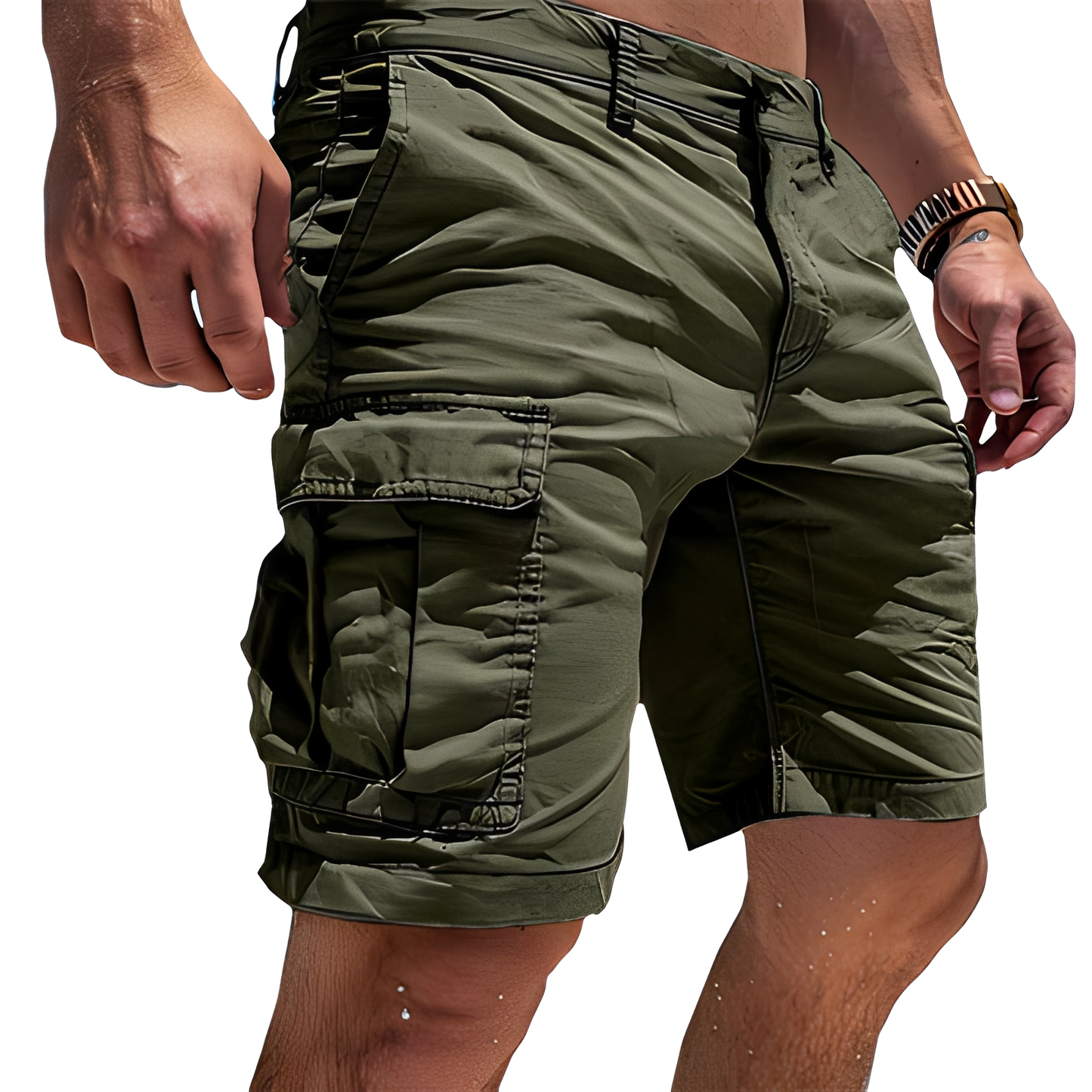 Kurze Cargo-Hose für Herren Bequem Freizeit