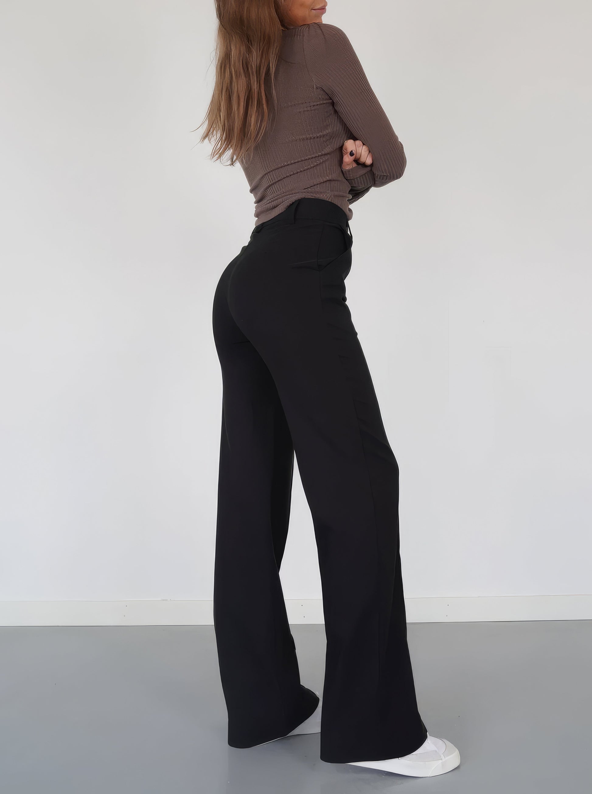 BerlinGlamour | Bequeme Weite Damen Hose - BerlinGlamour