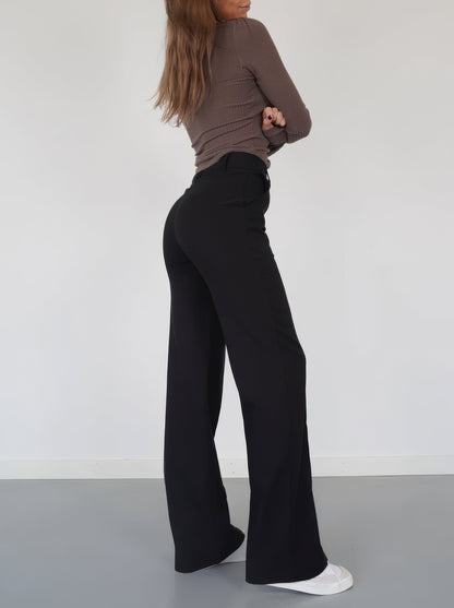 BerlinGlamour | Bequeme Weite Damen Hose - BerlinGlamour