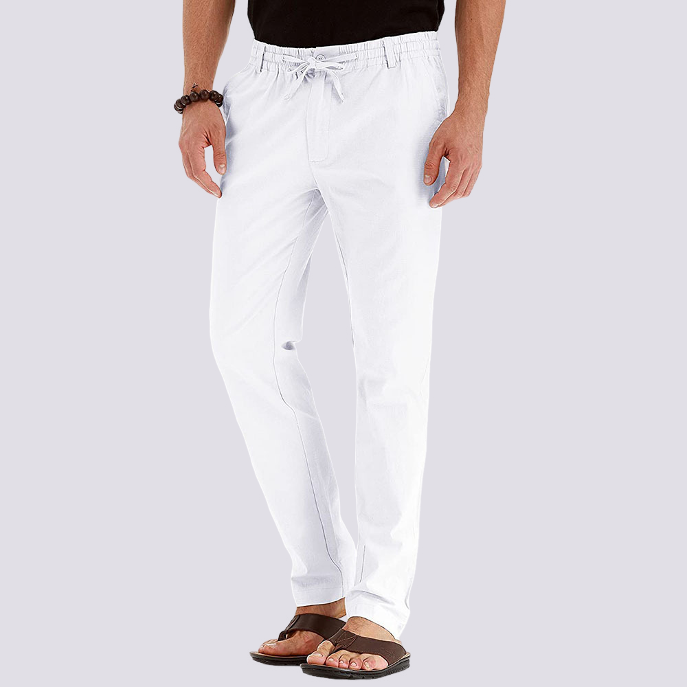 Bequeme Herrenhose Elastischer Bund Freizeit Hose