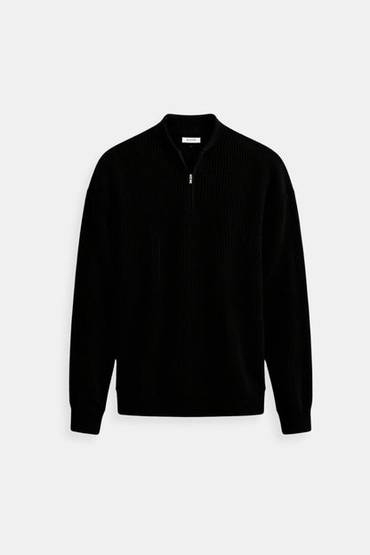 Strickpullover Reißverschluss Zeitlose Komfortmode