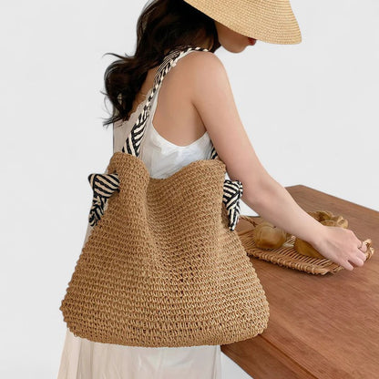 Schultertasche Damen Boho Stil Alltagstasche Lederoptik