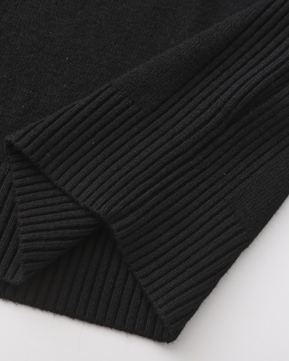 Herren Strickpullover Slim Fit Rollkragen Modern