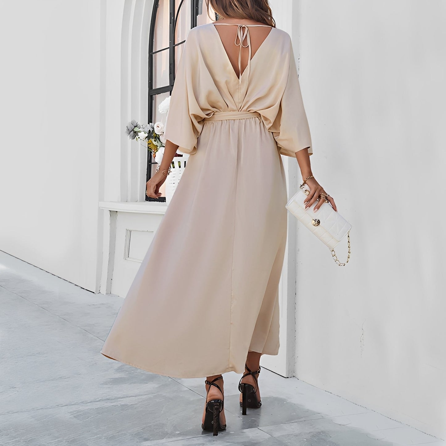 Damen-Sommerkleid Modern Leicht Elegant