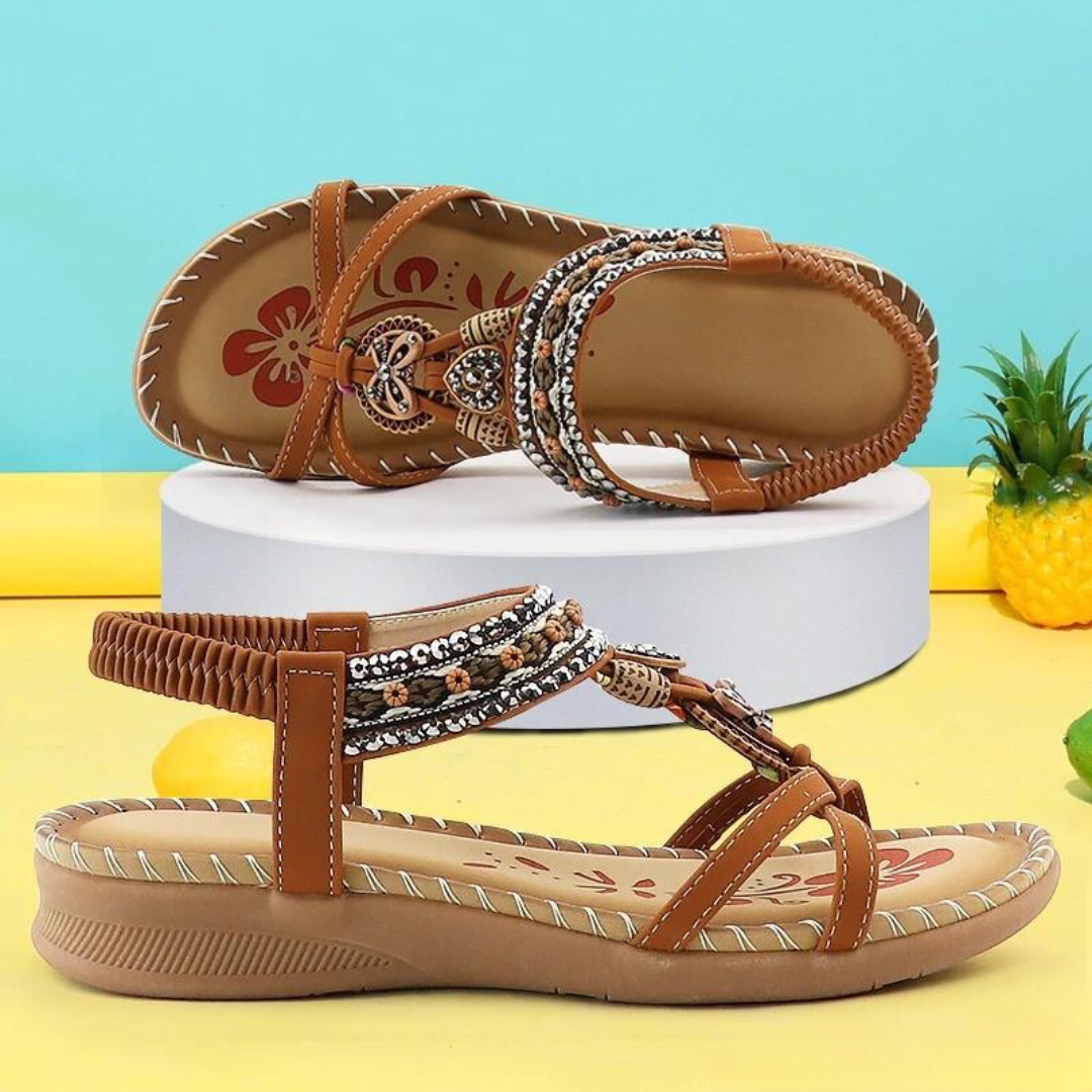 Orthopädische Komfort Sandalen Damen - BerlinGlamour