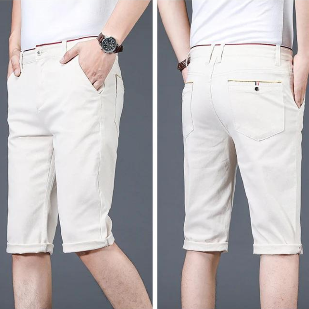 Herren 3/4 Shorts Sommer Leicht Freizeit - BerlinGlamour
