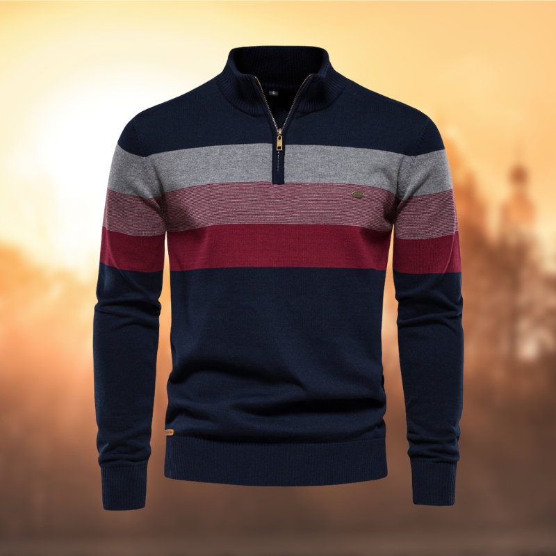 Herren Pullover Gestreift Modern Qualität