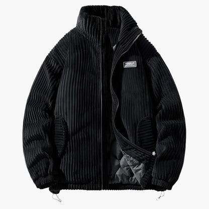Herren Cordjacke Stilvoll Braun Modern