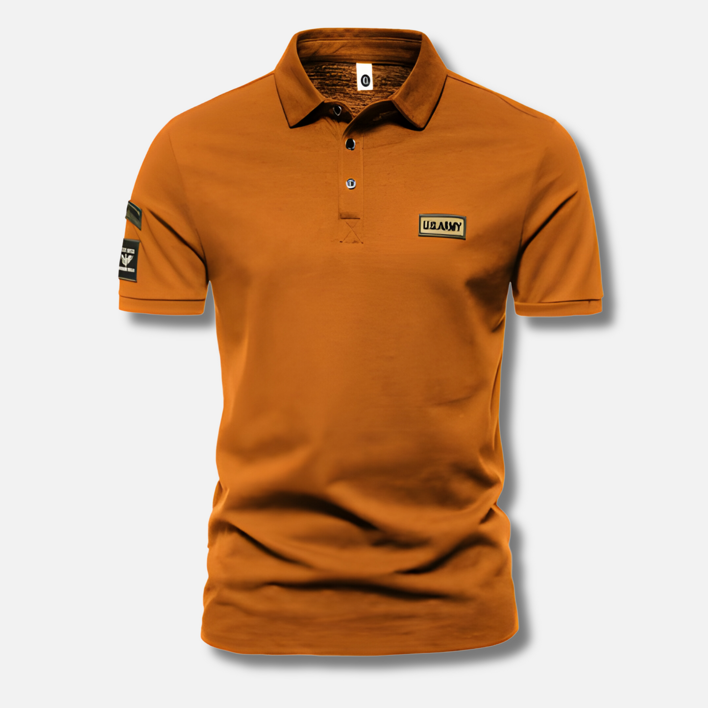 Herren Poloshirt Militärstil Robust Undurchsichtig