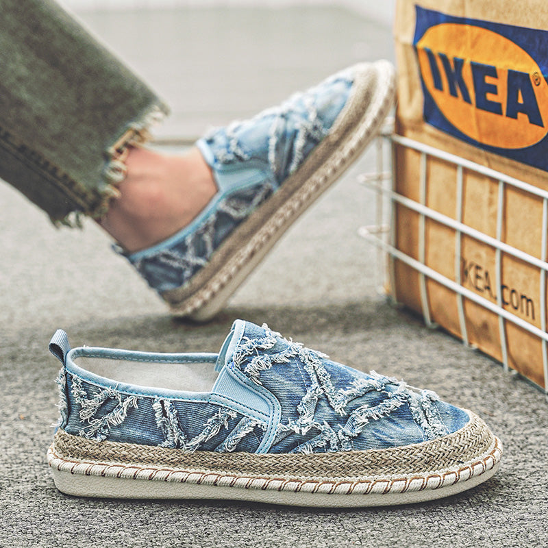 Segeltuchschuhe Damen Vintage Retro Stil