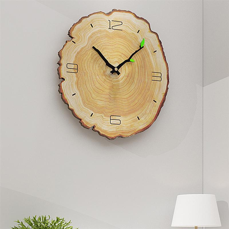 Holz Wanduhr Jahresringe Dekorativ Berlin