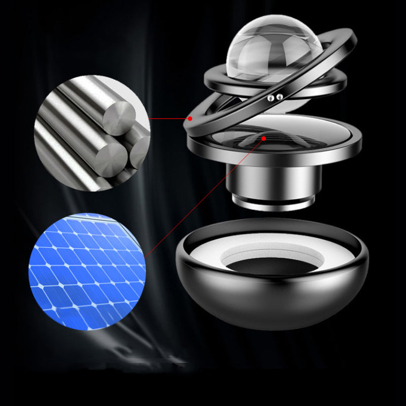 Solar Auto Dekor Rotierend Premium Edelstahl