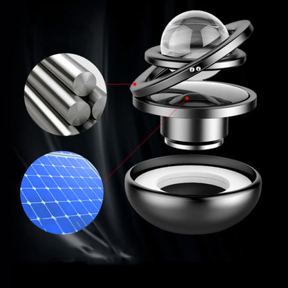 Solar Auto Dekor Rotierend Premium Edelstahl