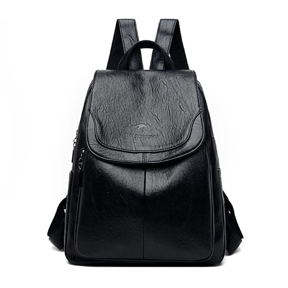 Leder Rucksack Frauen Stylisch mit Diebstahlschutz