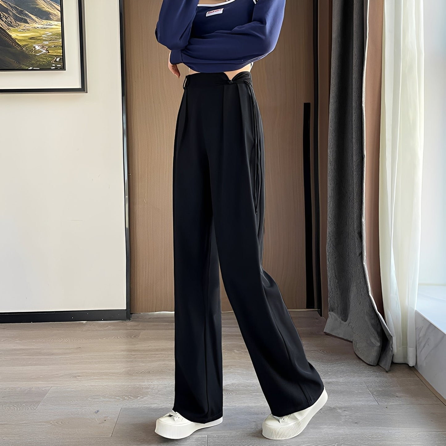 Damenhose Sommer Leichte Stilvolle Hosen